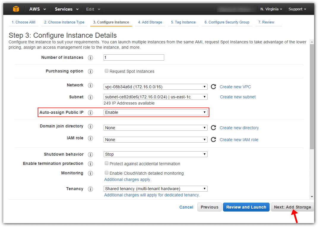 Configure EC2 instance