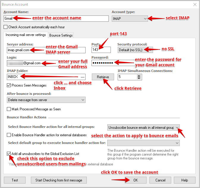 How to Use Gmail SMTP Settings in EasyMail7